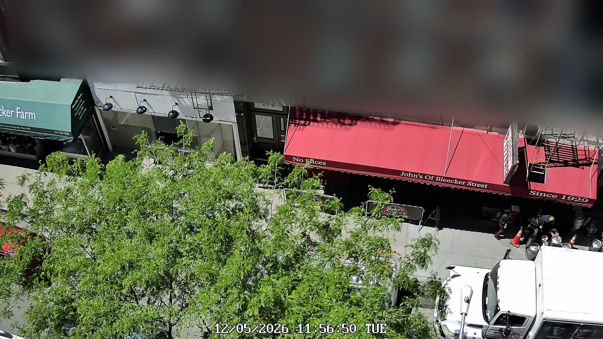 John's of Bleecker Street live line camera
