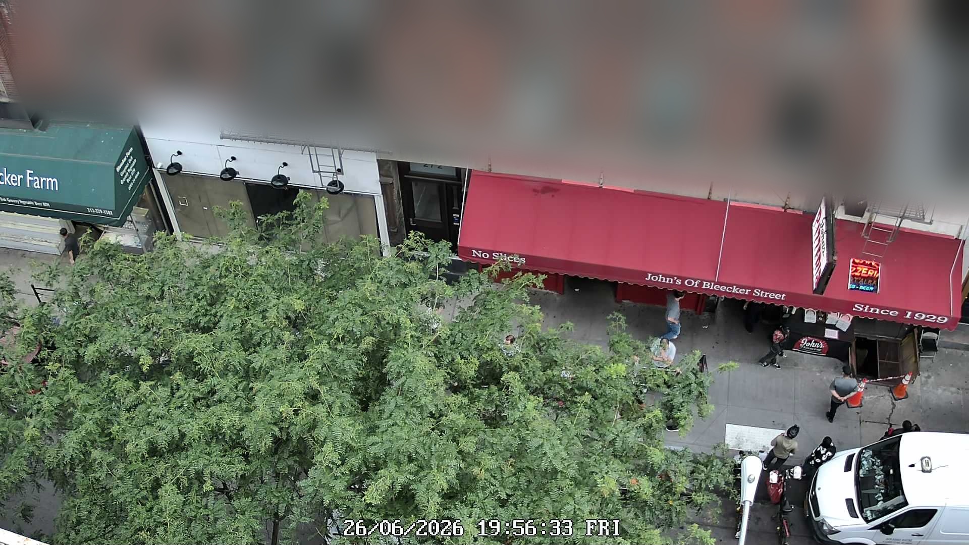 John's of Bleecker Street wait time — live line camera