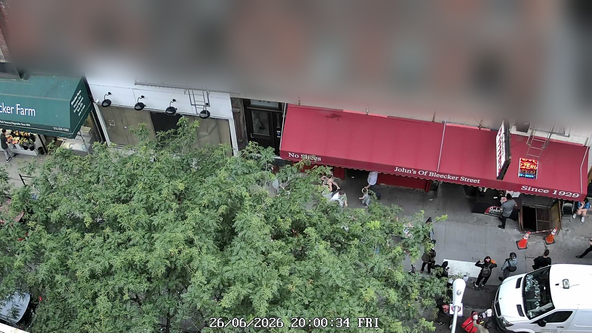 John's of Bleecker Street wait time — live line camera