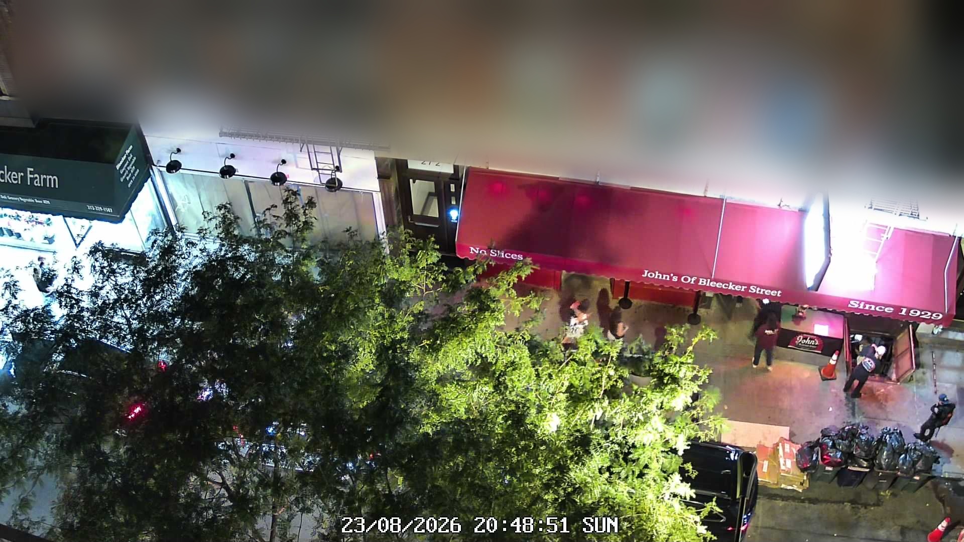John's of Bleecker Street live line camera