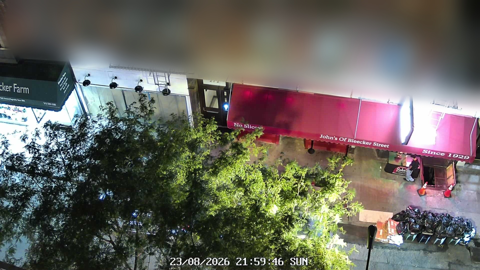 John's of Bleecker Street live line camera