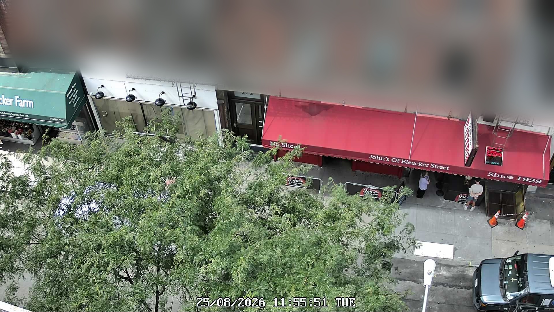 John's of Bleecker Street live line camera