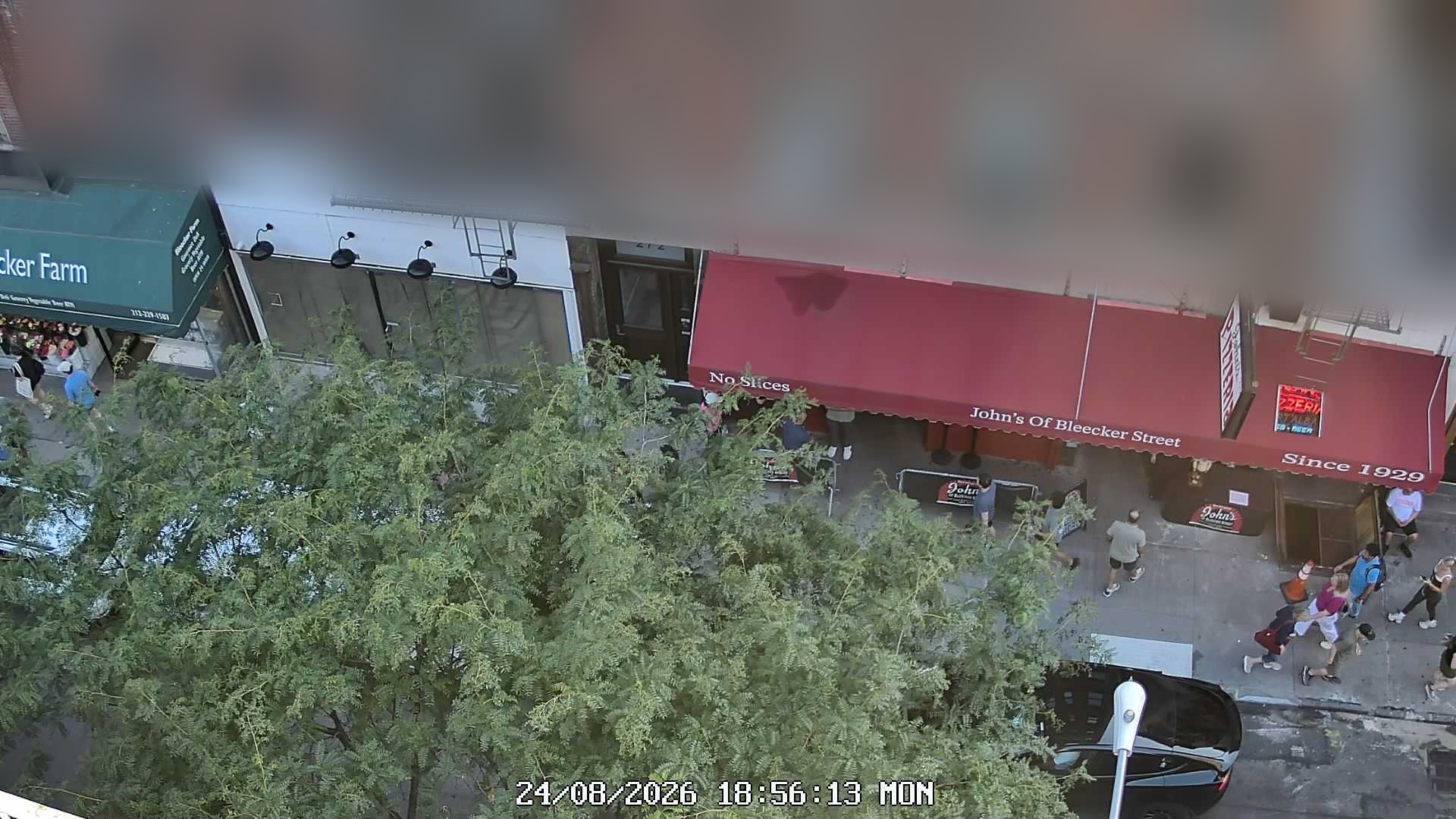 John's of Bleecker Street live line camera