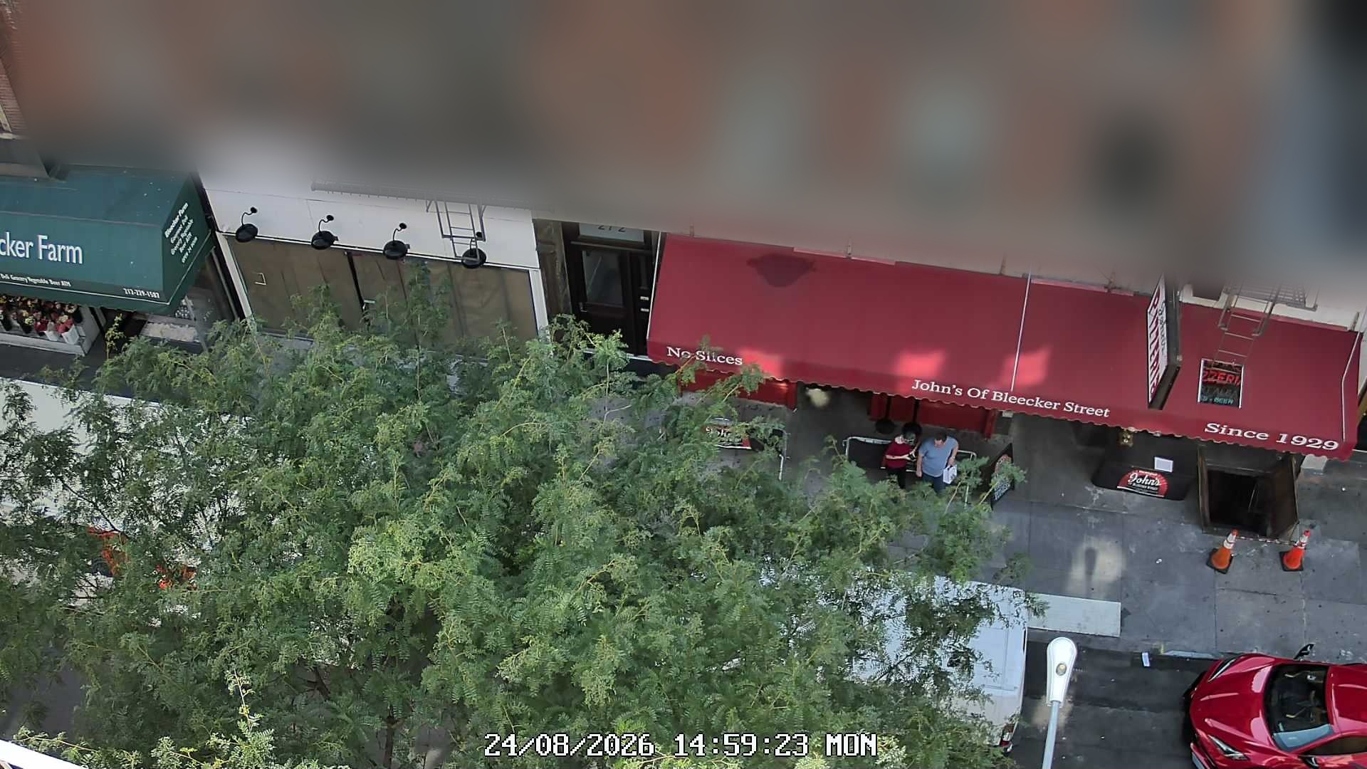 John's of Bleecker Street live line camera