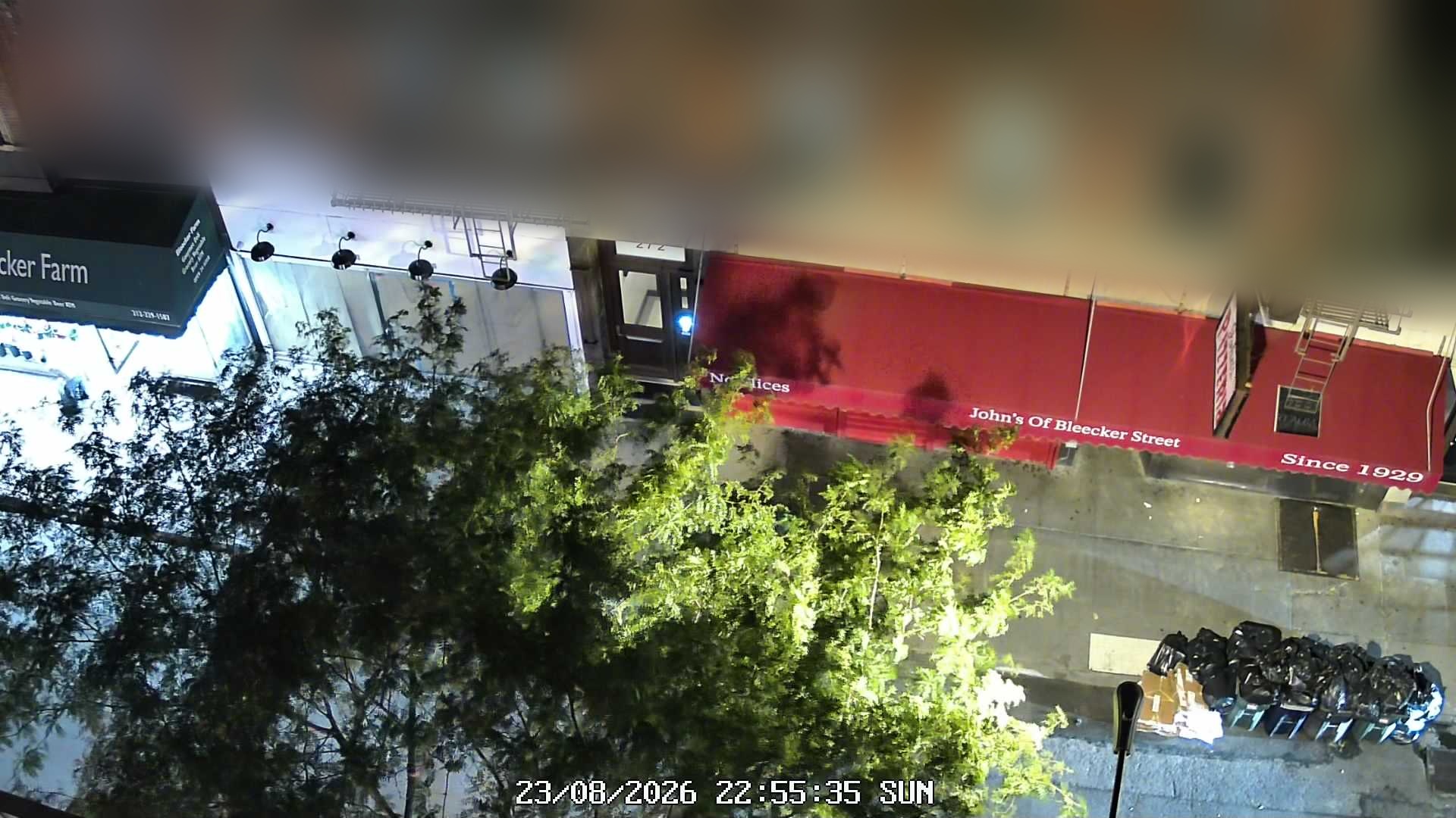 John's of Bleecker Street live line camera