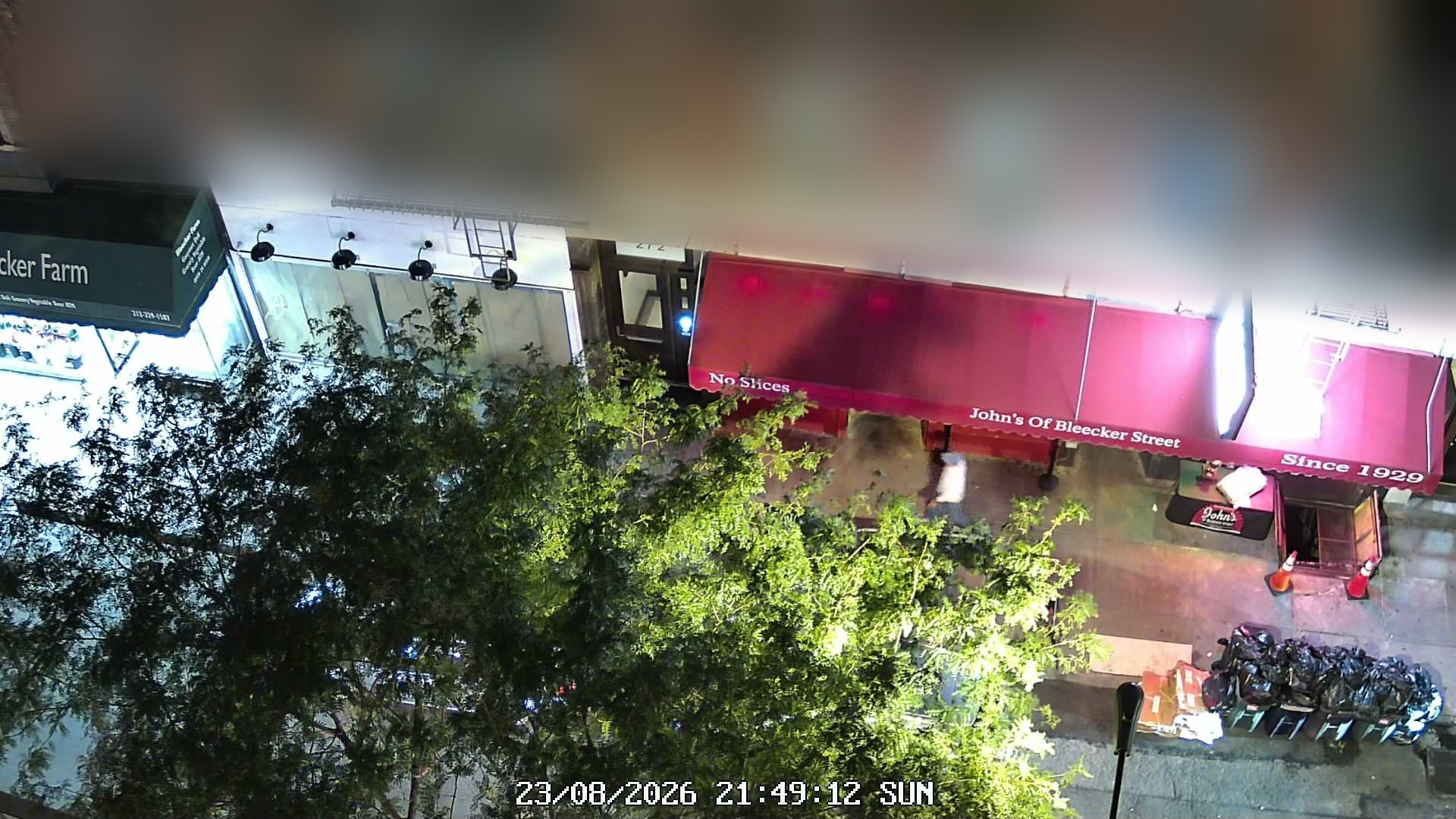 John's of Bleecker Street live line camera