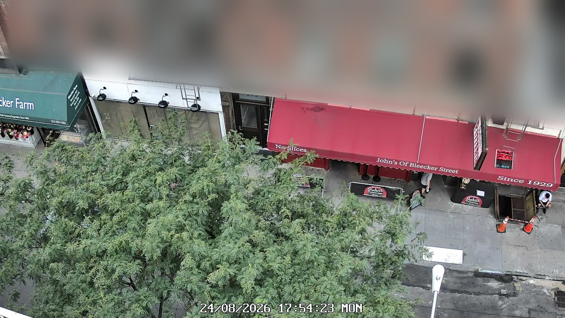 John's of Bleecker Street live line camera
