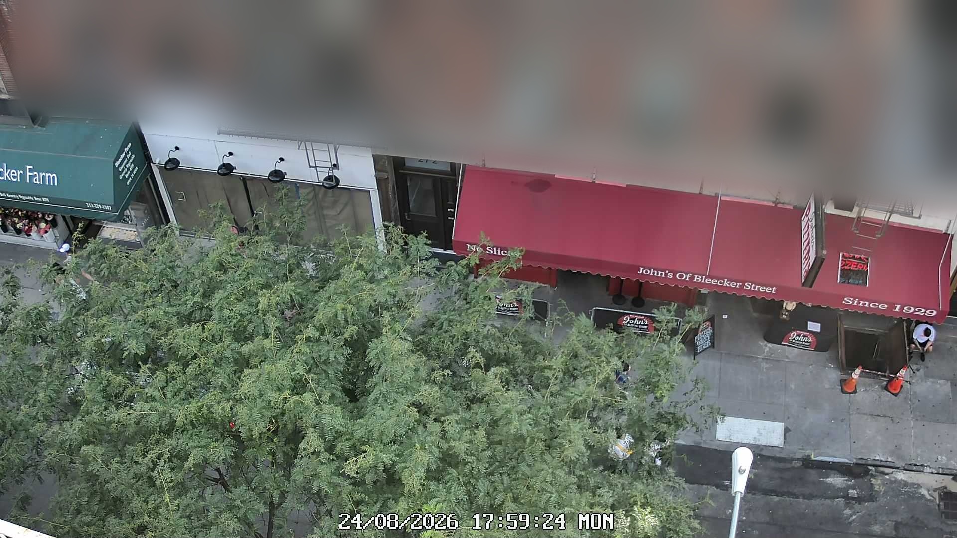 John's of Bleecker Street live line camera