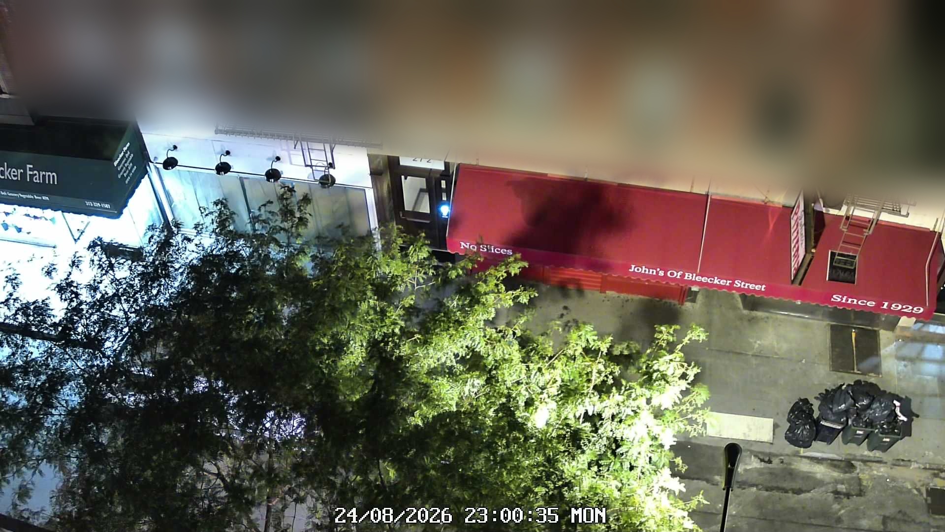 John's of Bleecker Street live line camera
