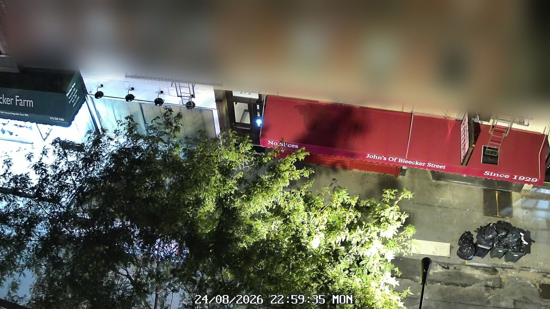 John's of Bleecker Street live line camera