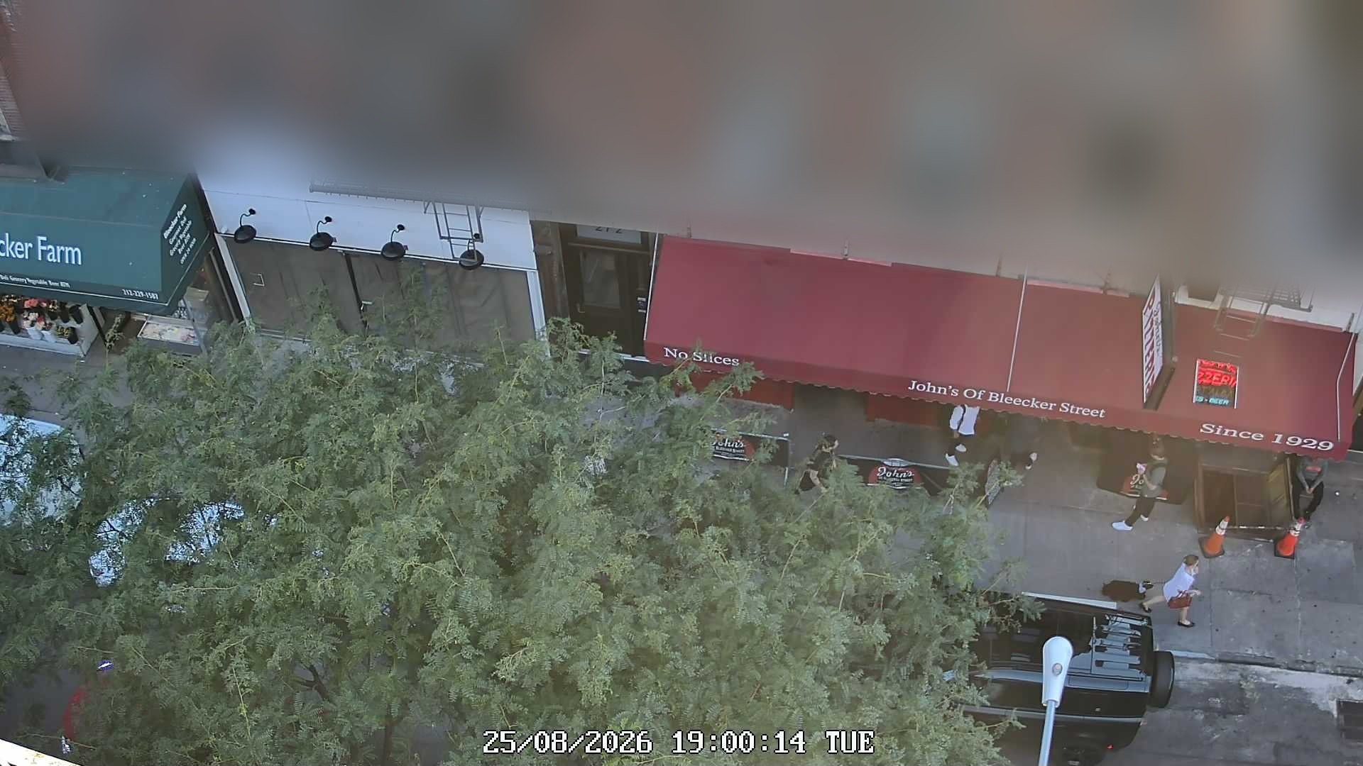 John's of Bleecker Street live line camera