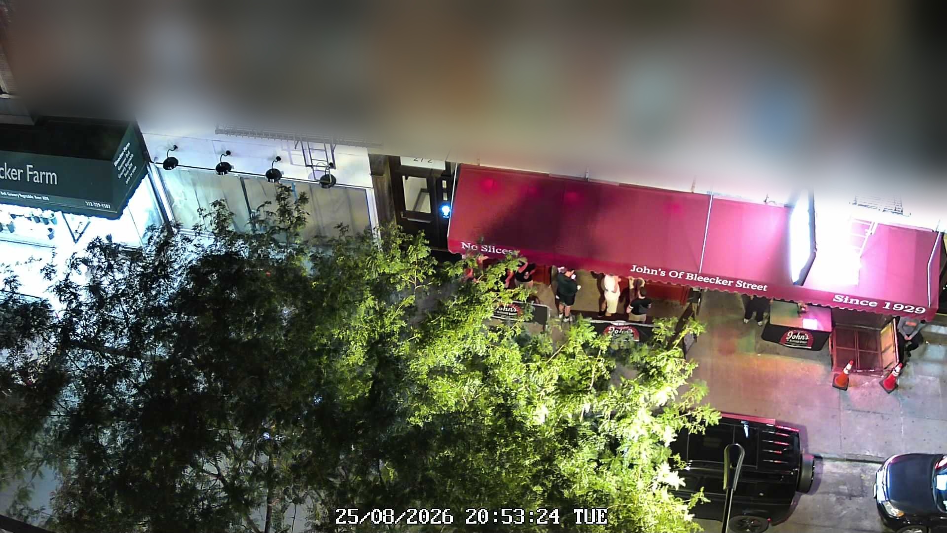 John's of Bleecker Street live line camera