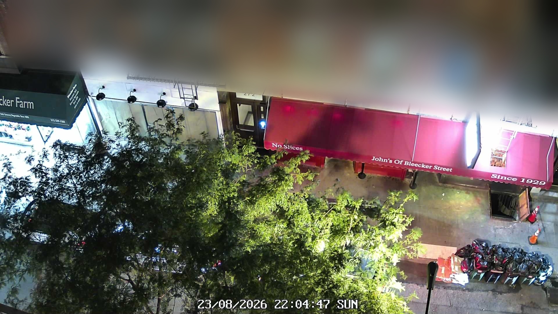 John's of Bleecker Street live line camera