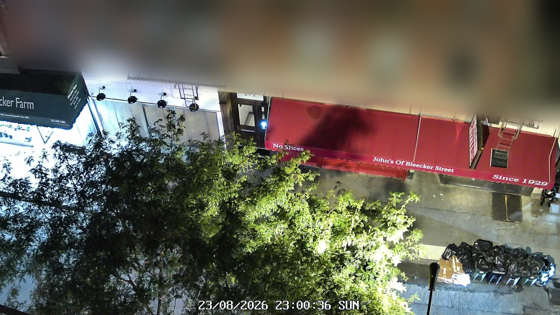 John's of Bleecker Street live line camera