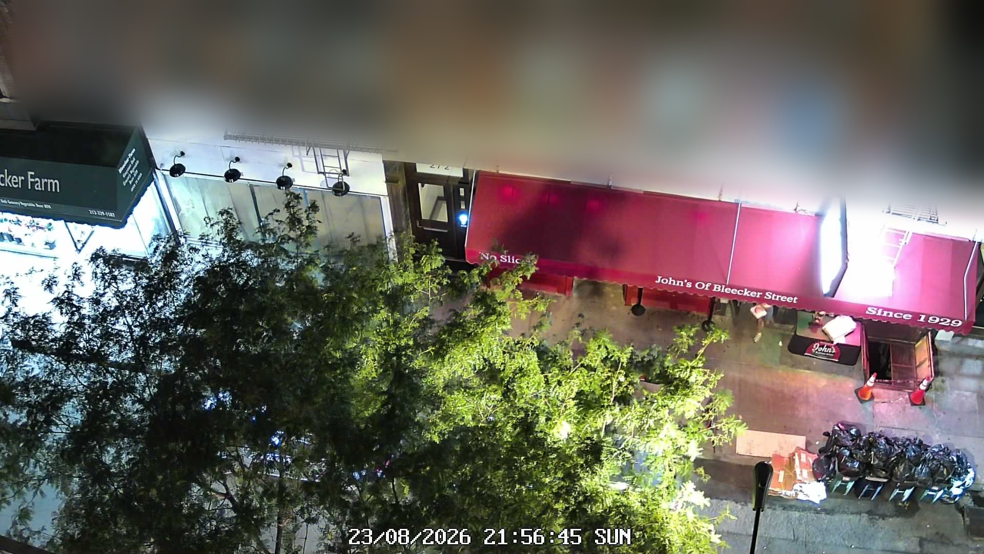 John's of Bleecker Street live line camera