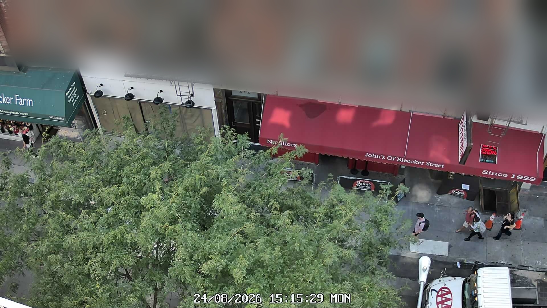 John's of Bleecker Street live line camera