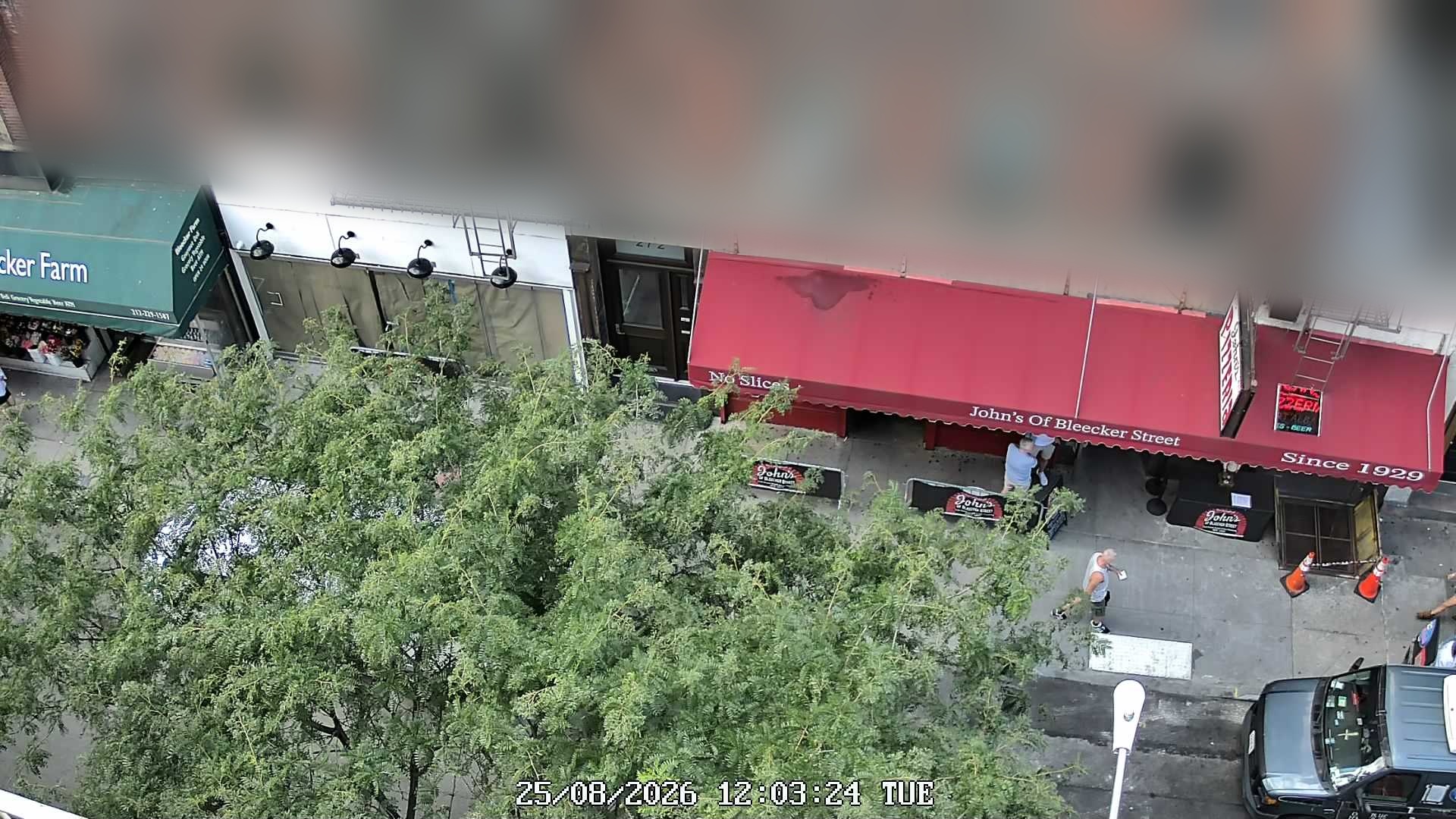 John's of Bleecker Street live line camera