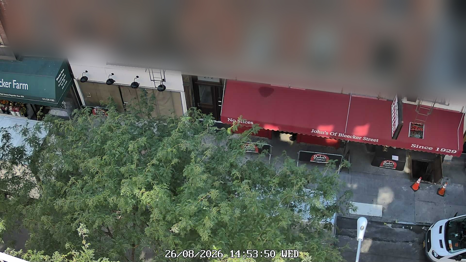 John's of Bleecker Street live line camera