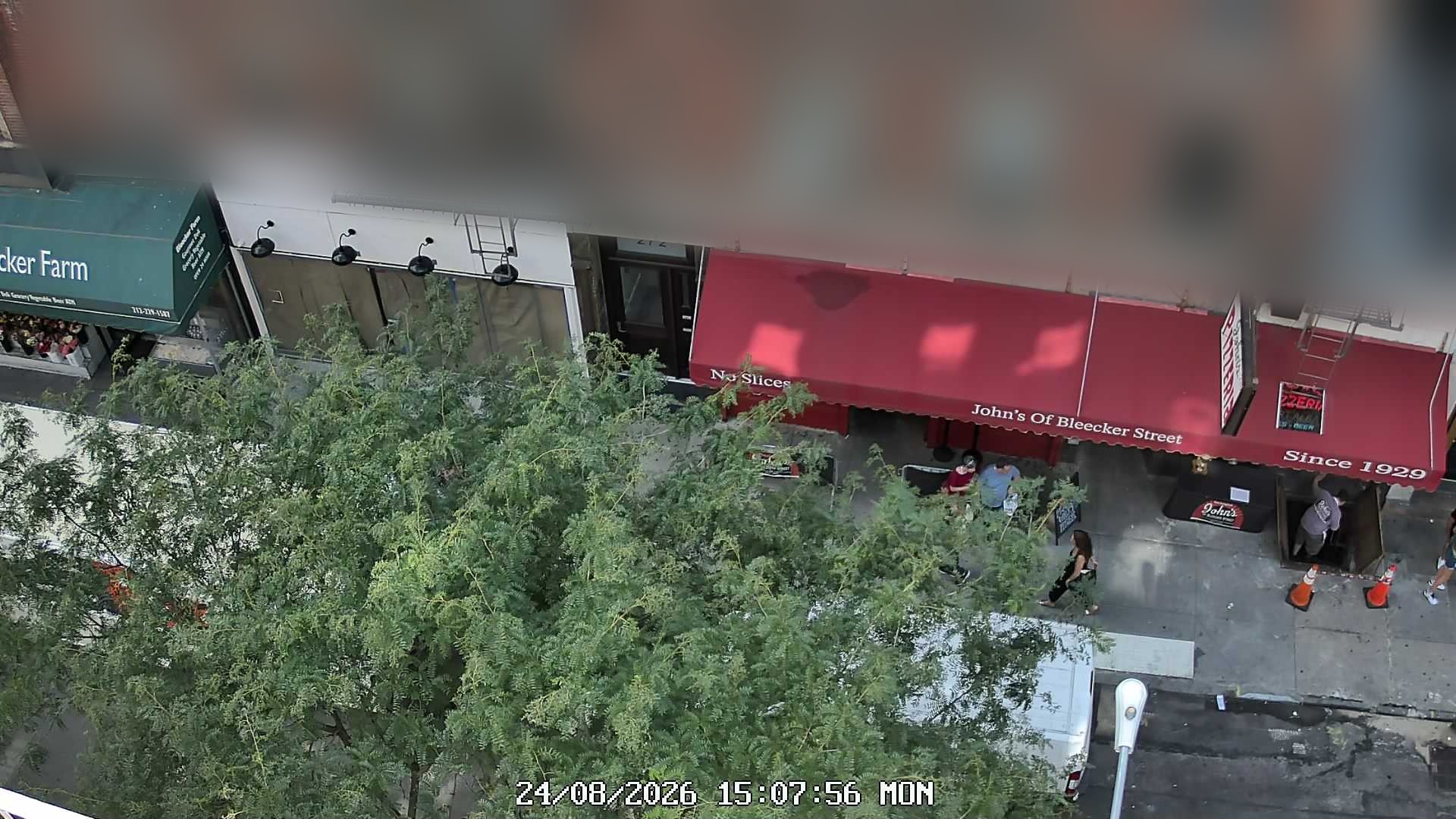 John's of Bleecker Street live line camera