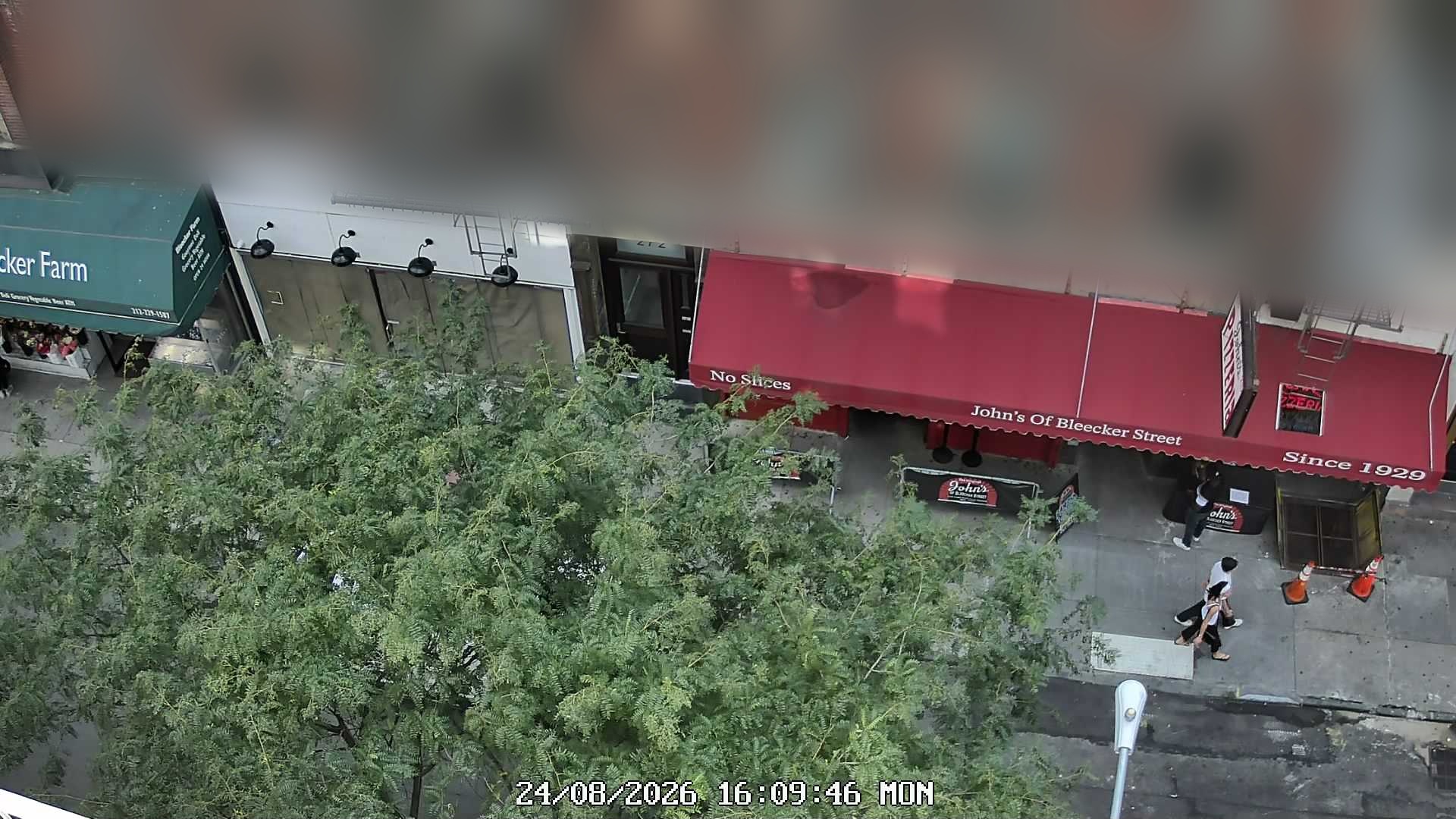 John's of Bleecker Street live line camera