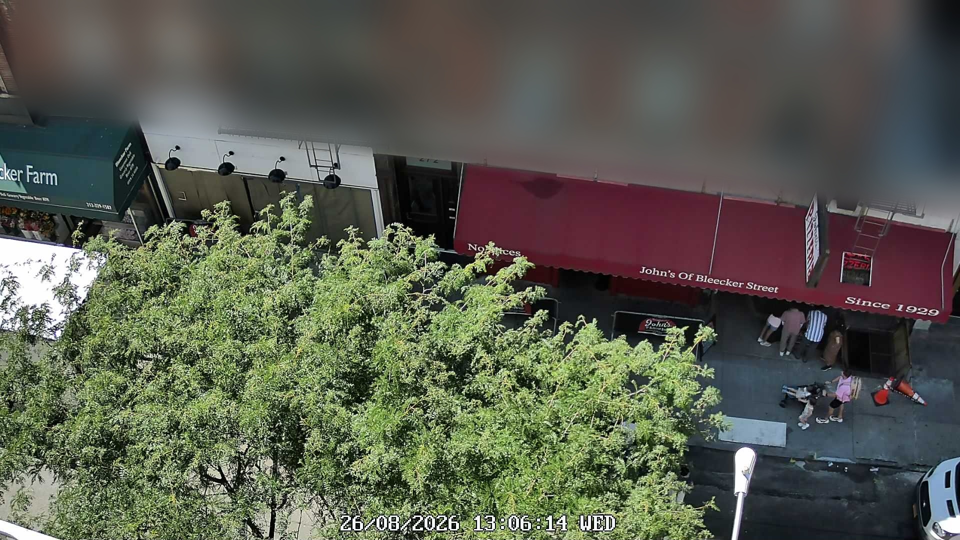 John's of Bleecker Street live line camera