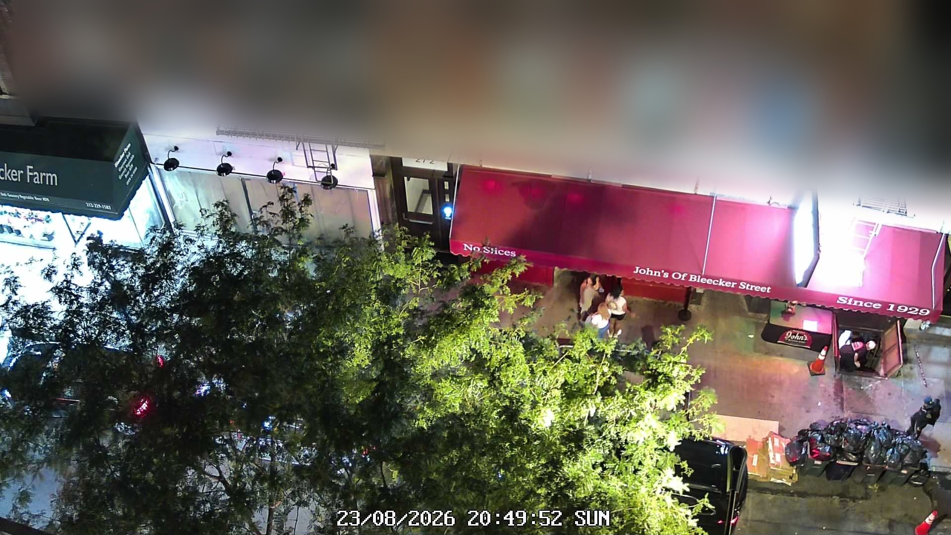John's of Bleecker Street live line camera