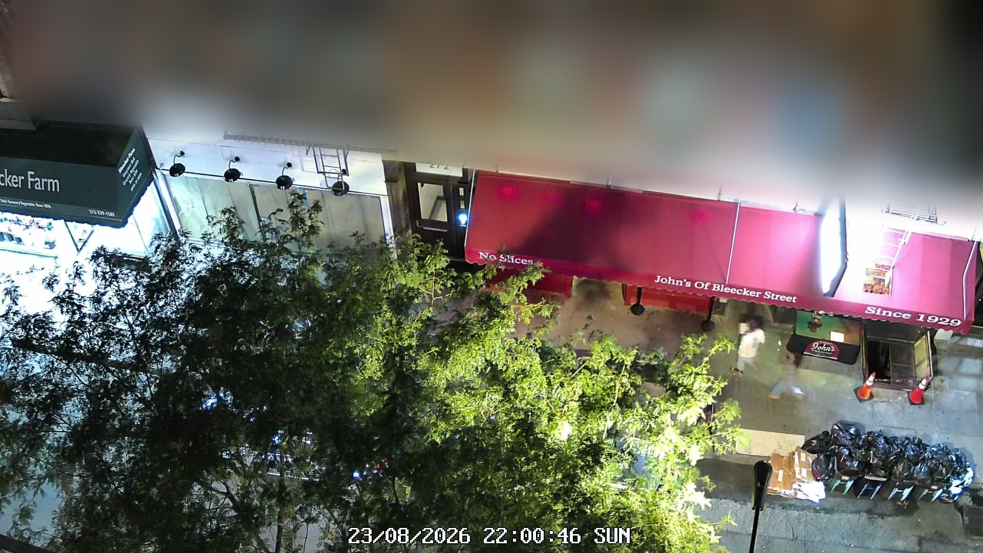 John's of Bleecker Street live line camera