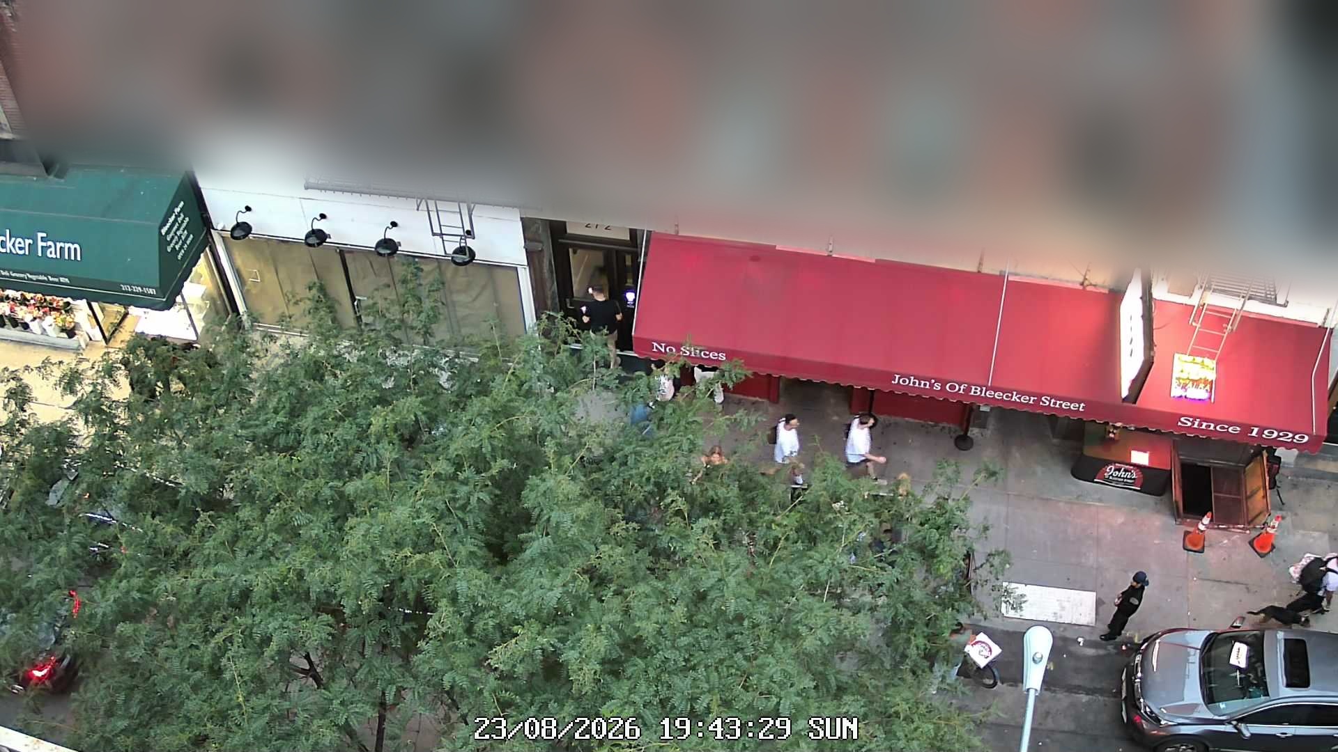 John's of Bleecker Street live line camera