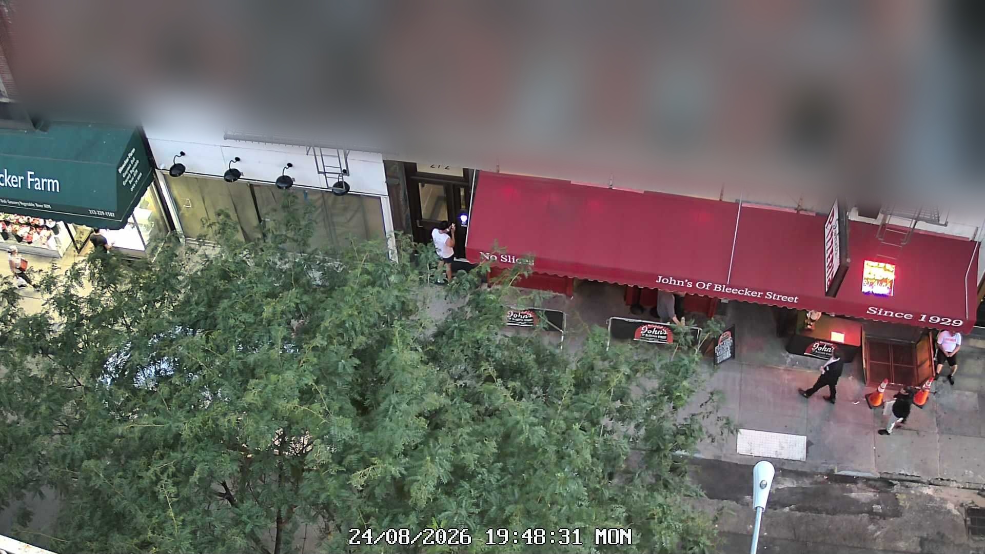 John's of Bleecker Street live line camera