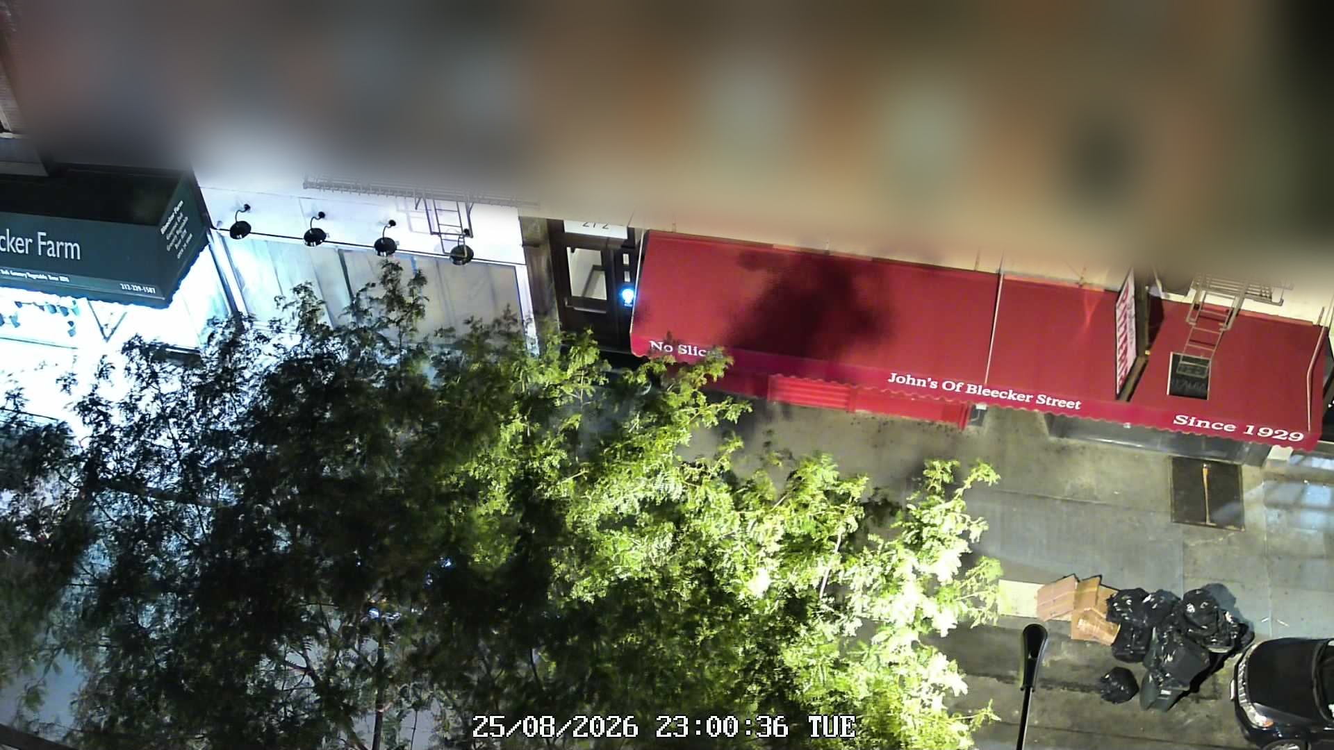 John's of Bleecker Street live line camera