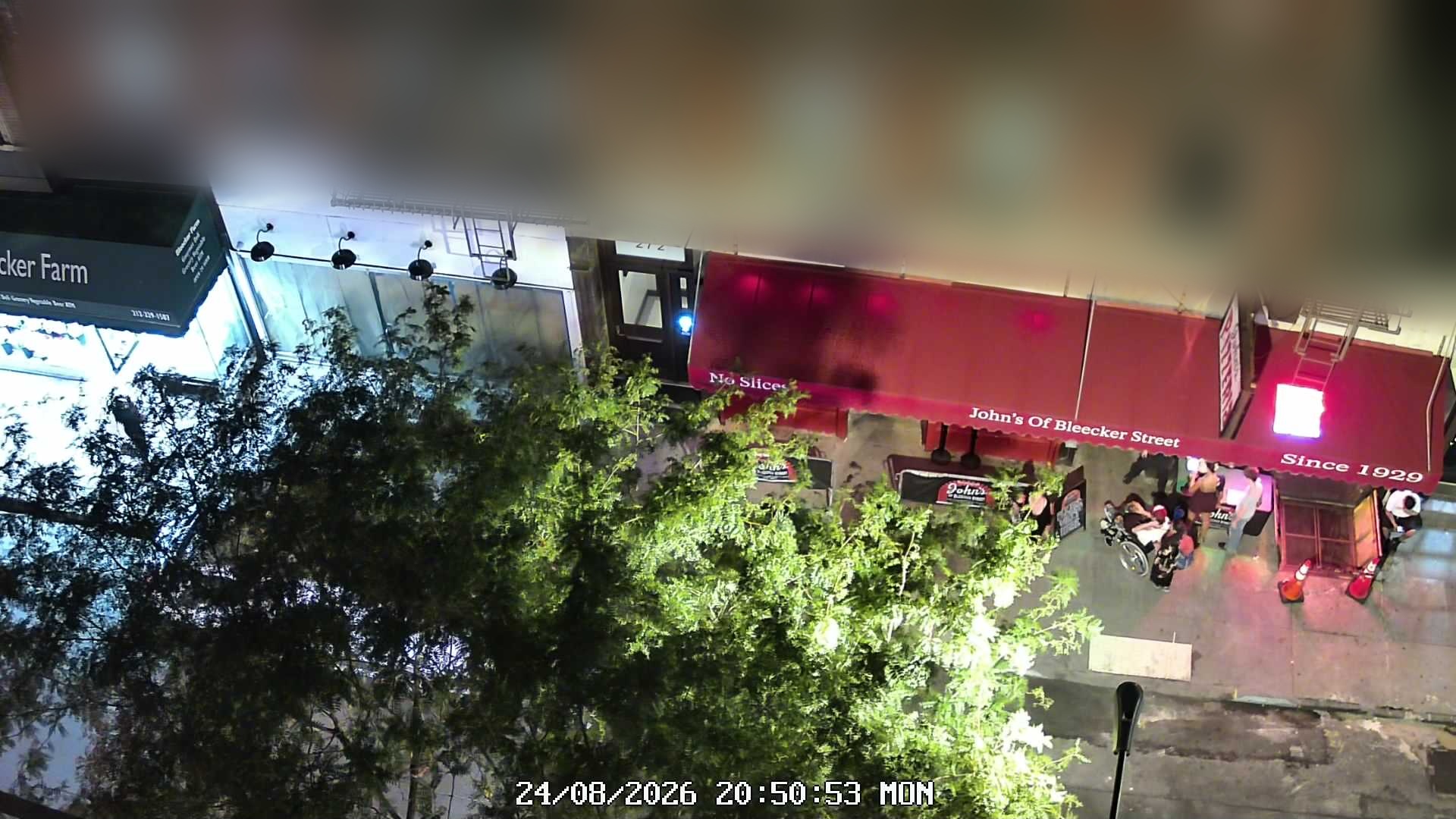 John's of Bleecker Street live line camera