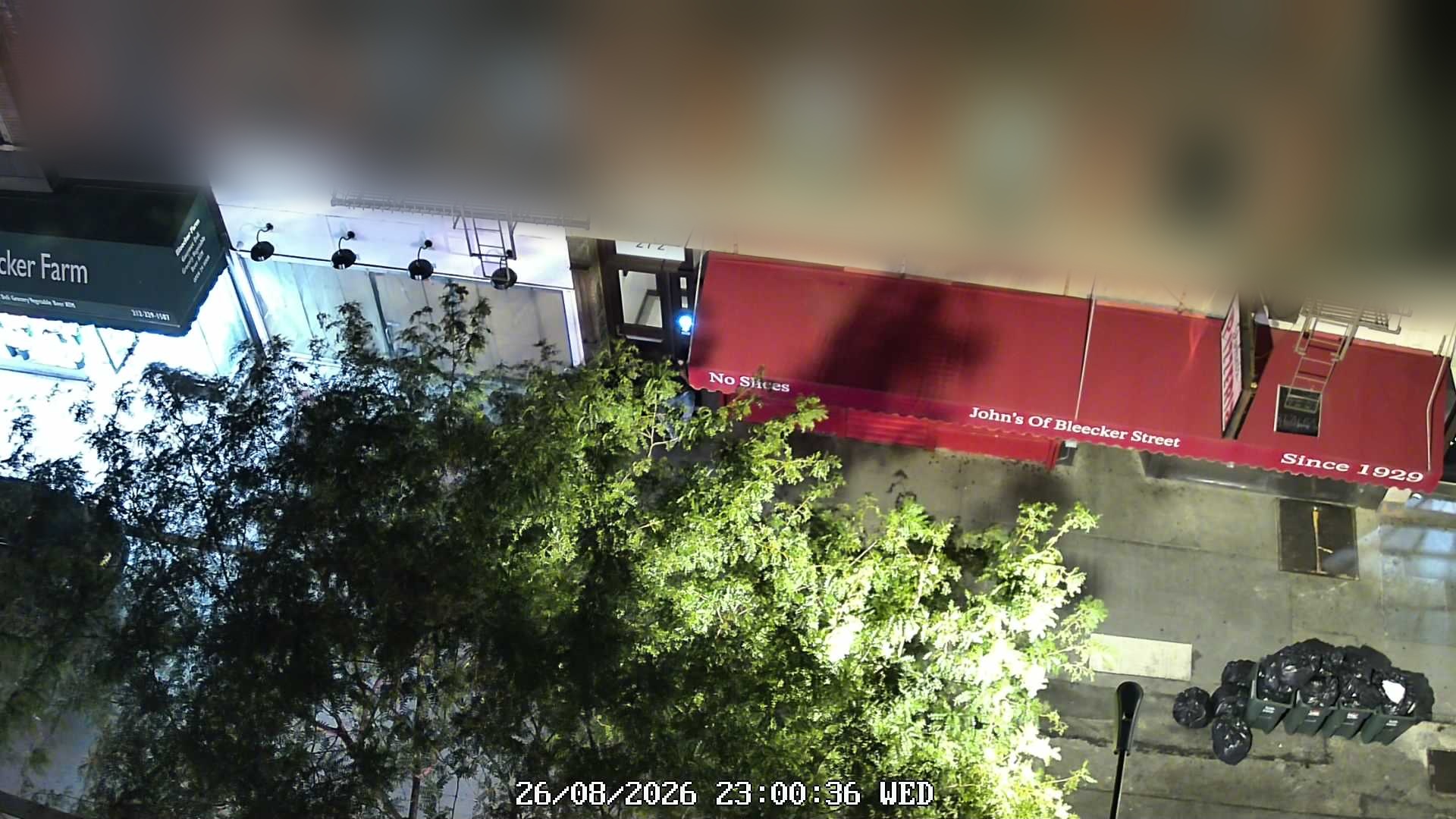 John's of Bleecker Street live line camera