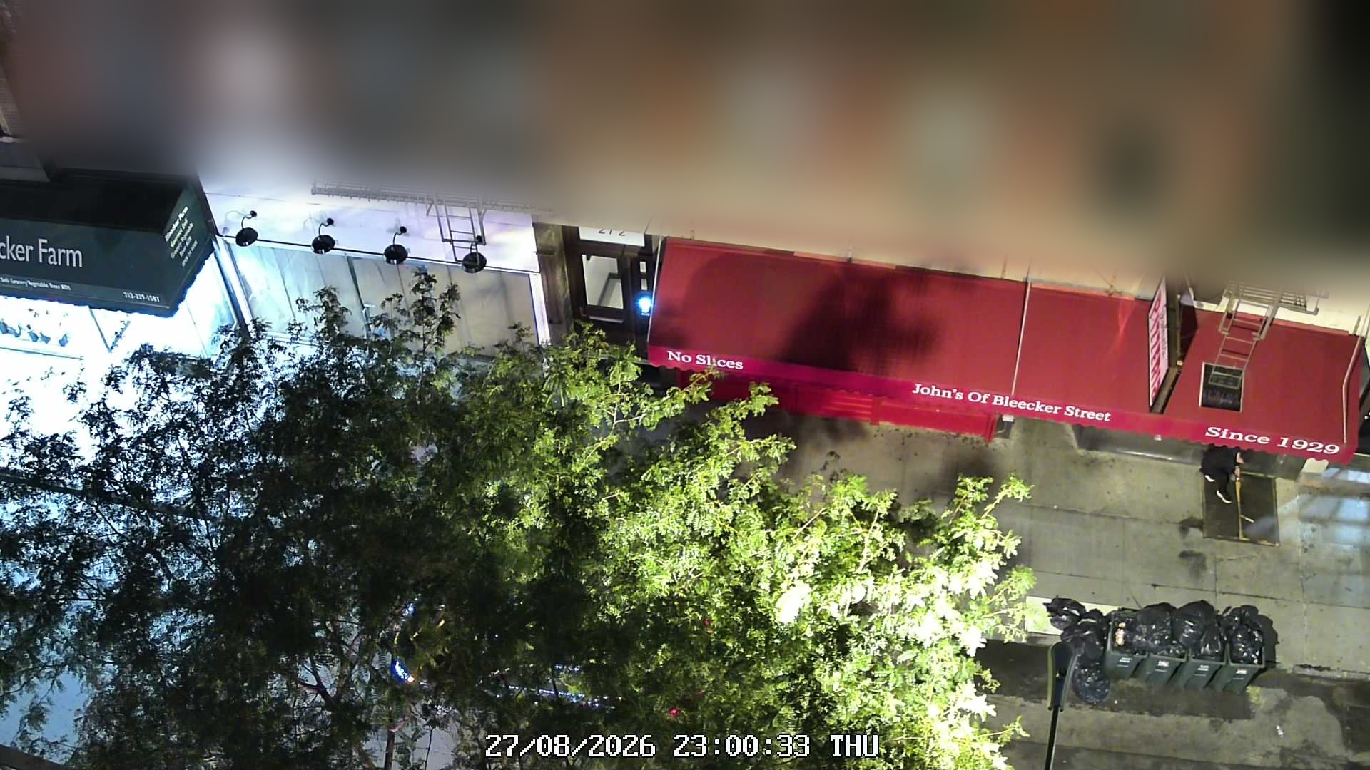John's of Bleecker Street live line camera