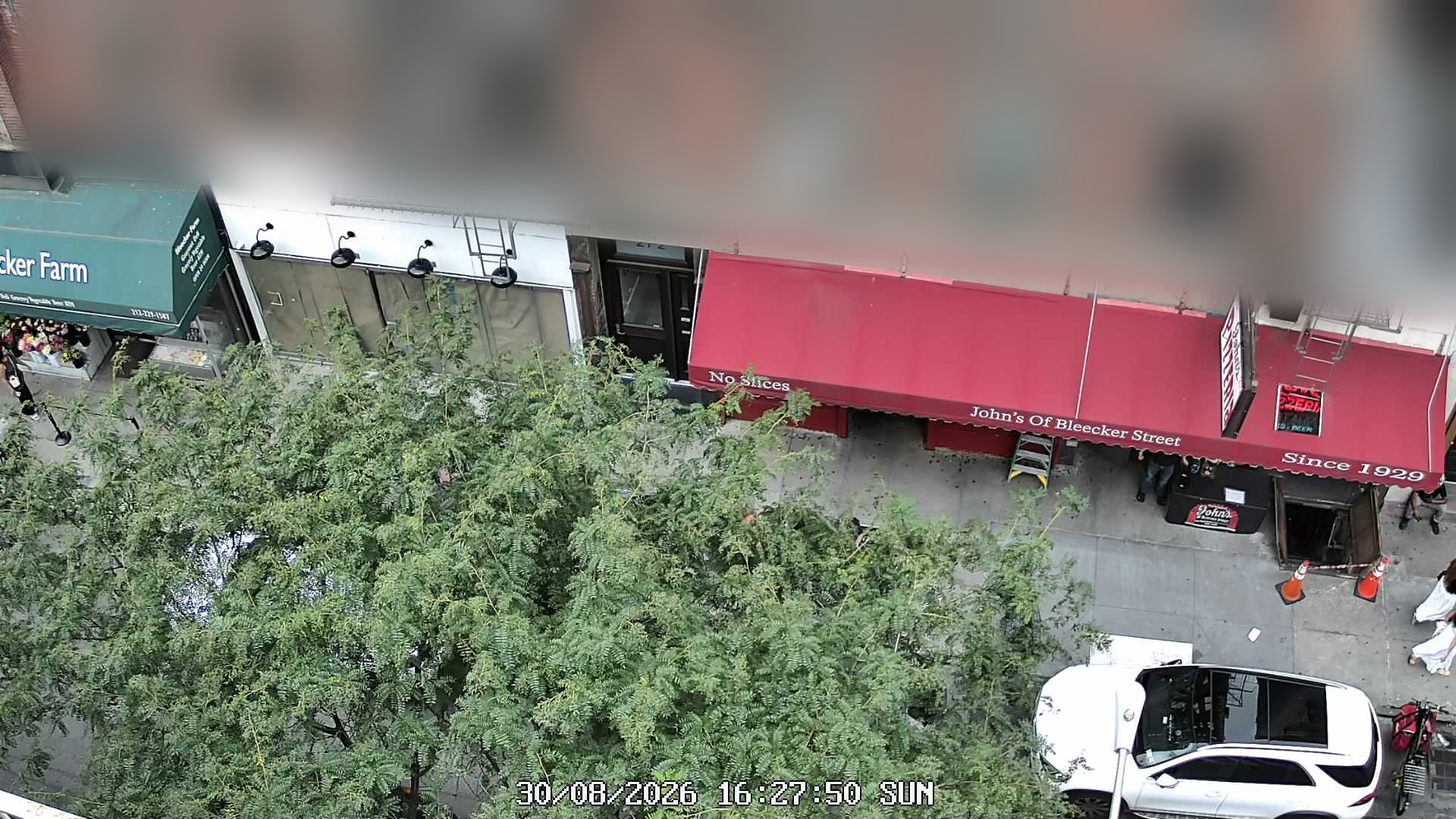 John's of Bleecker Street live line camera