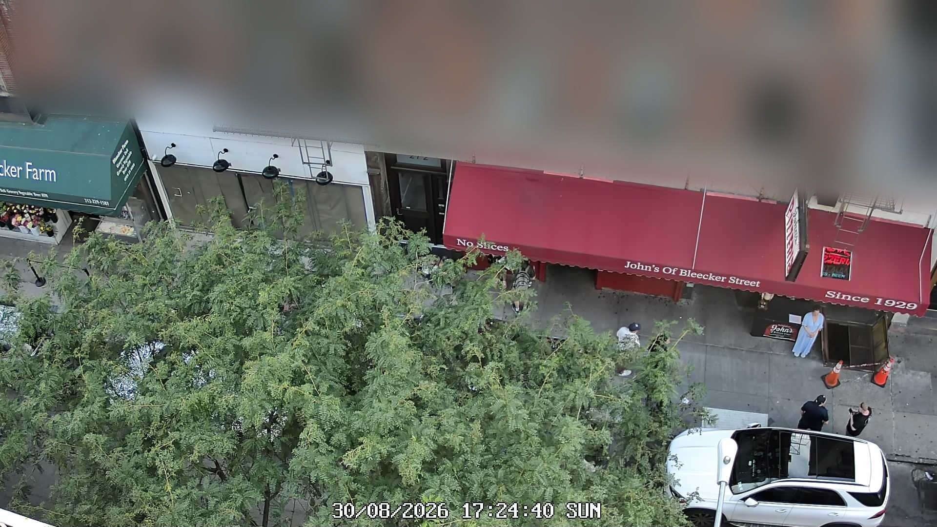 John's of Bleecker Street live line camera