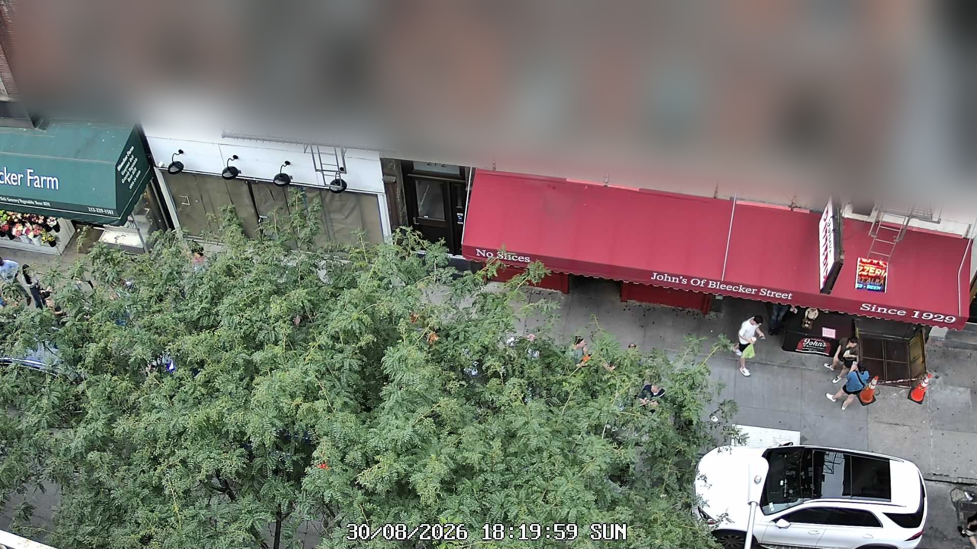 John's of Bleecker Street live line camera