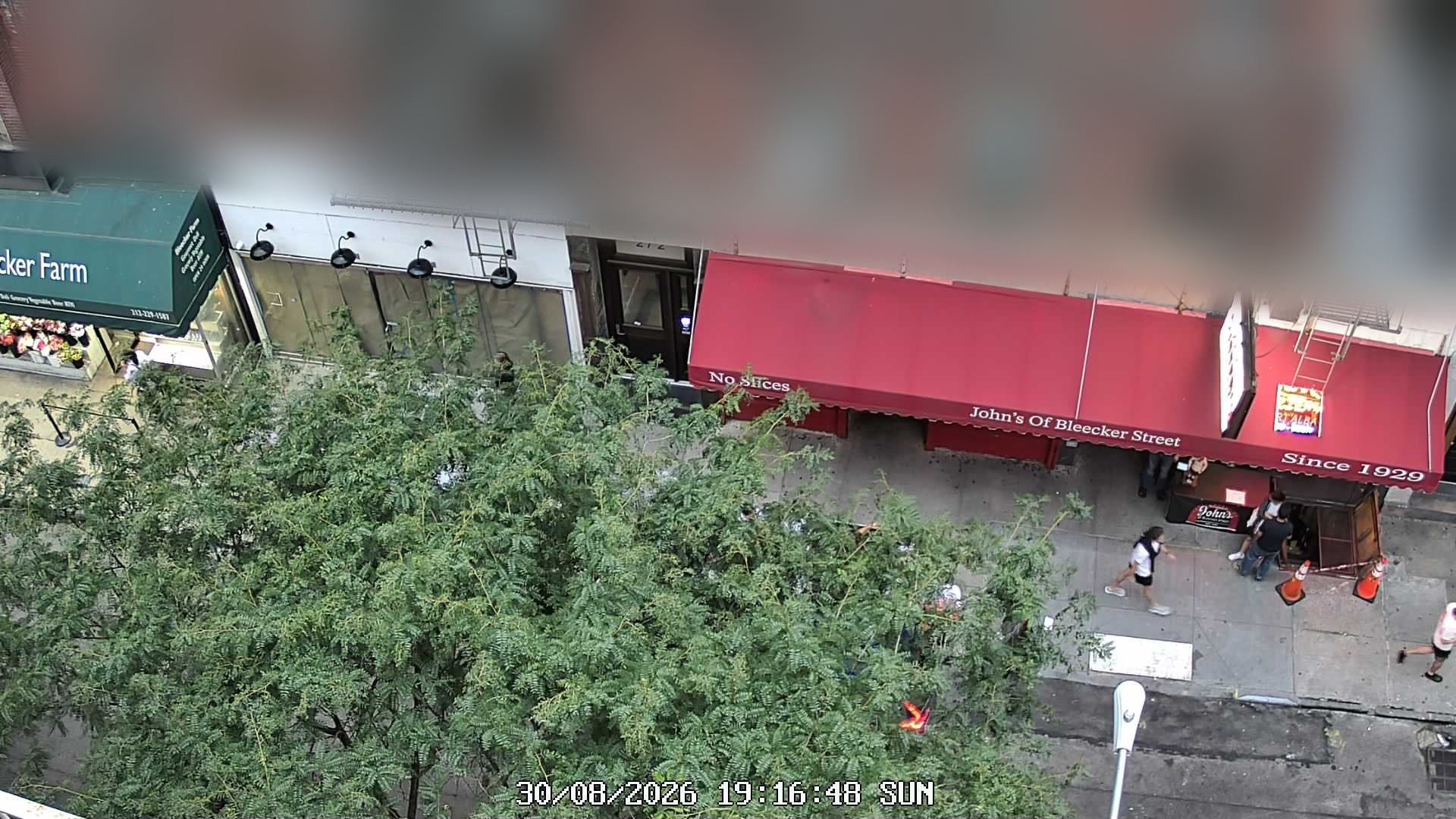 John's of Bleecker Street live line camera