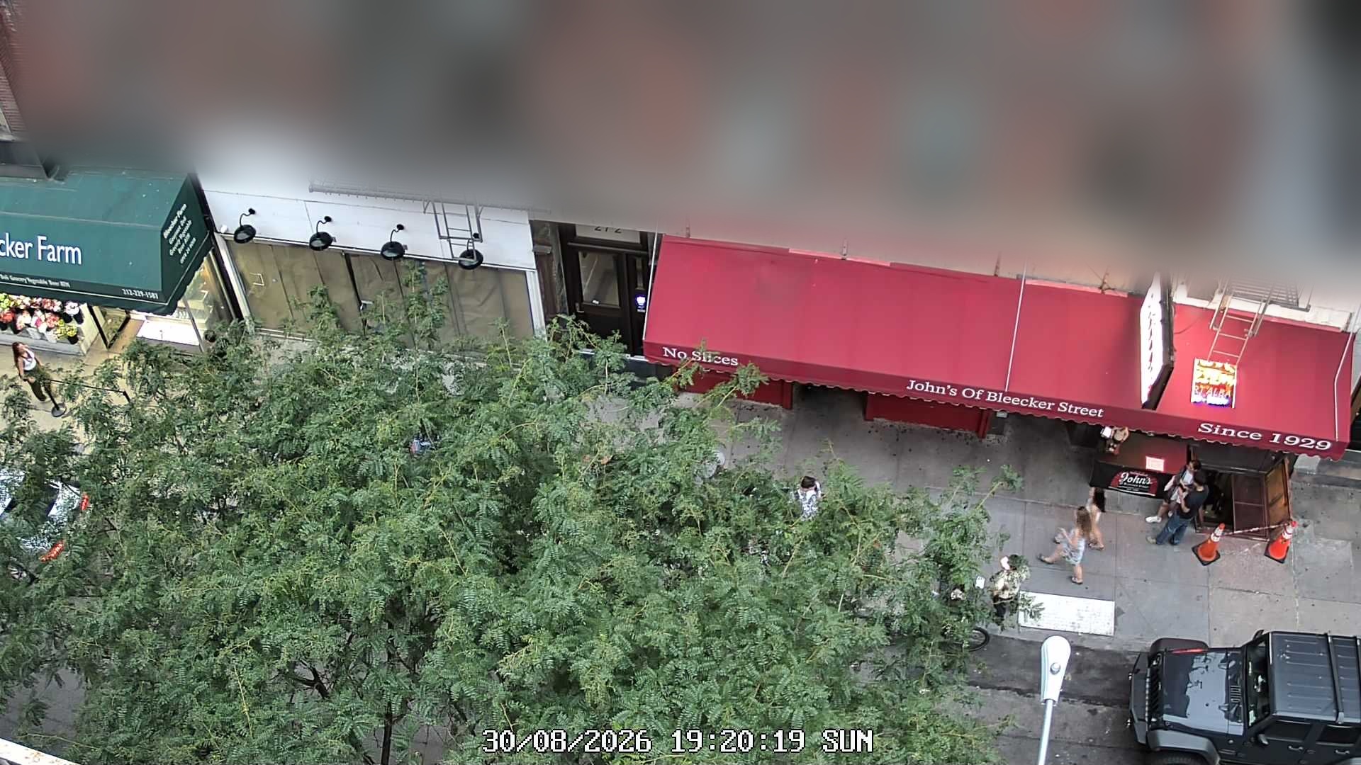 John's of Bleecker Street live line camera