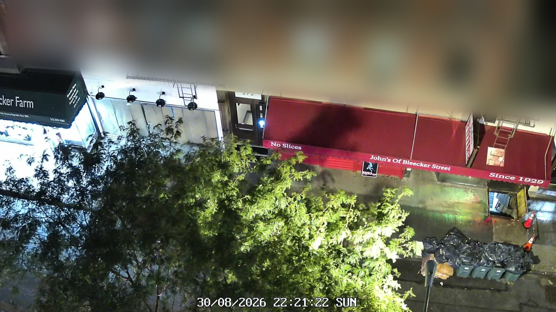 John's of Bleecker Street live line camera