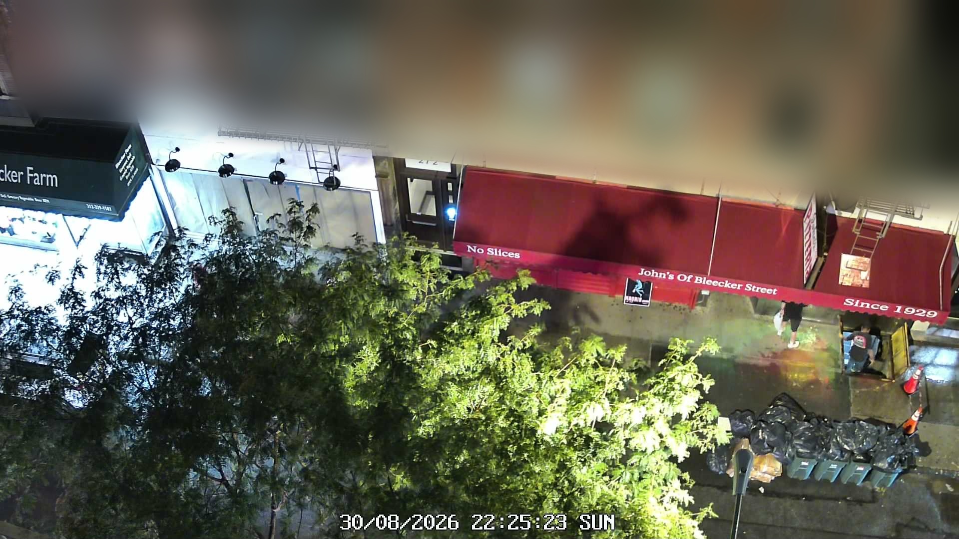 John's of Bleecker Street live line camera