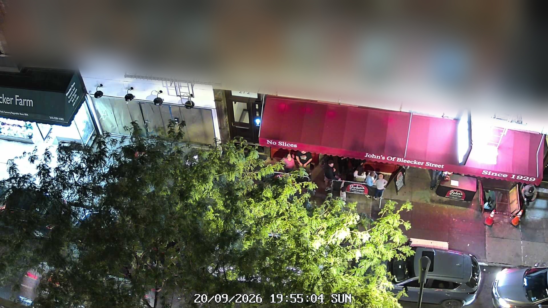 John's of Bleecker Street live line camera