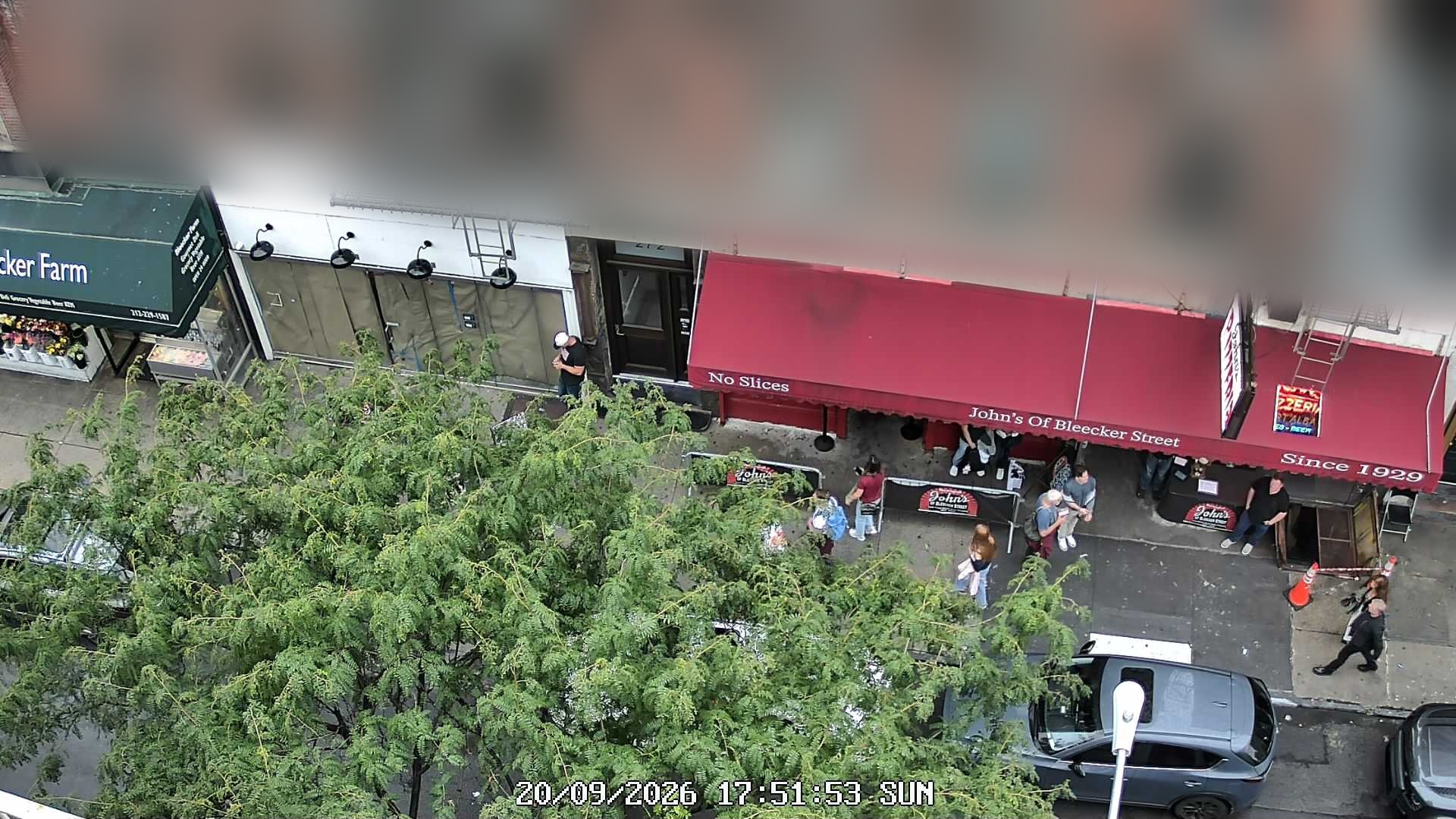 John's of Bleecker Street live line camera