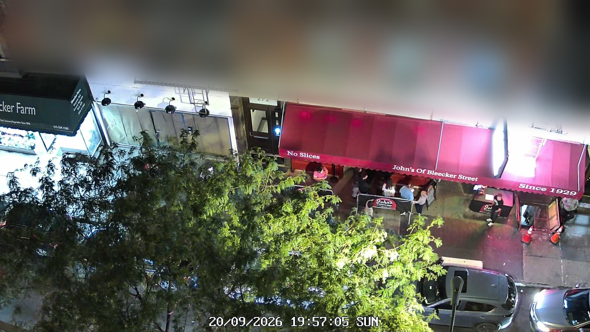John's of Bleecker Street live line camera