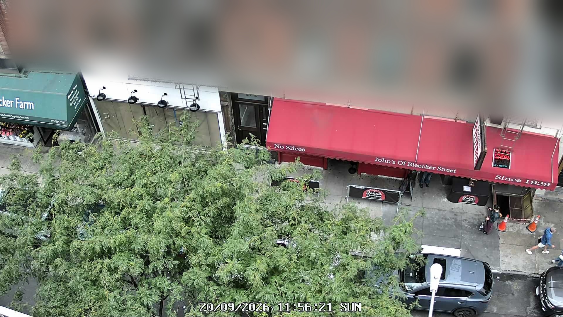 John's of Bleecker Street live line camera
