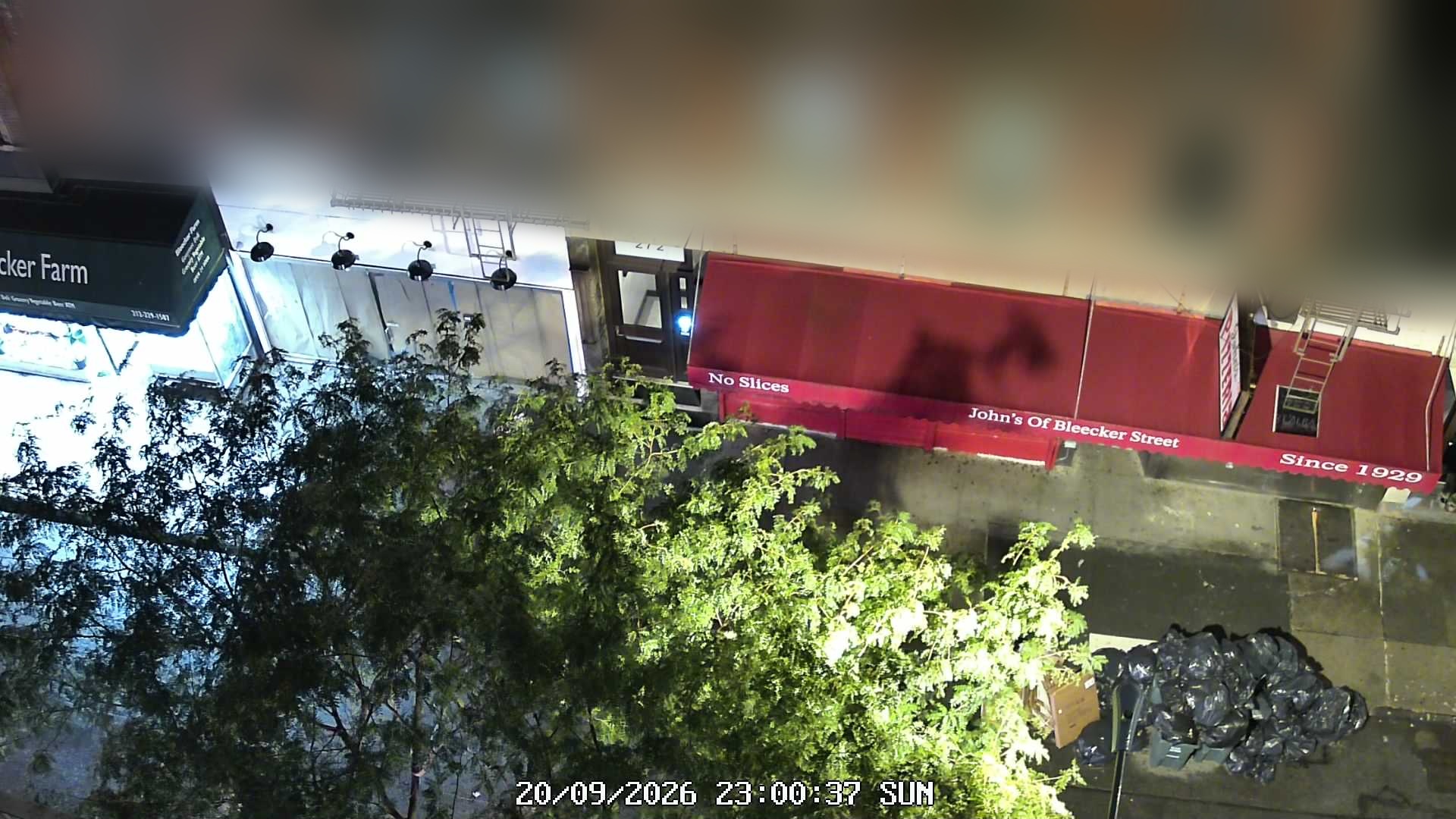John's of Bleecker Street live line camera