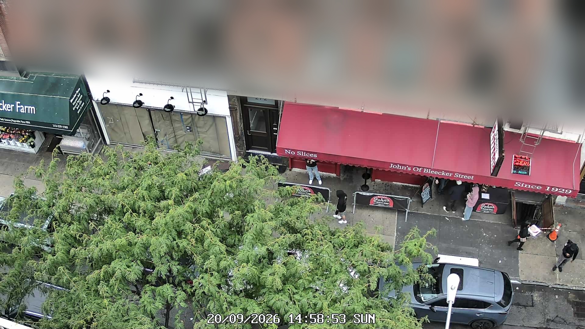 John's of Bleecker Street live line camera