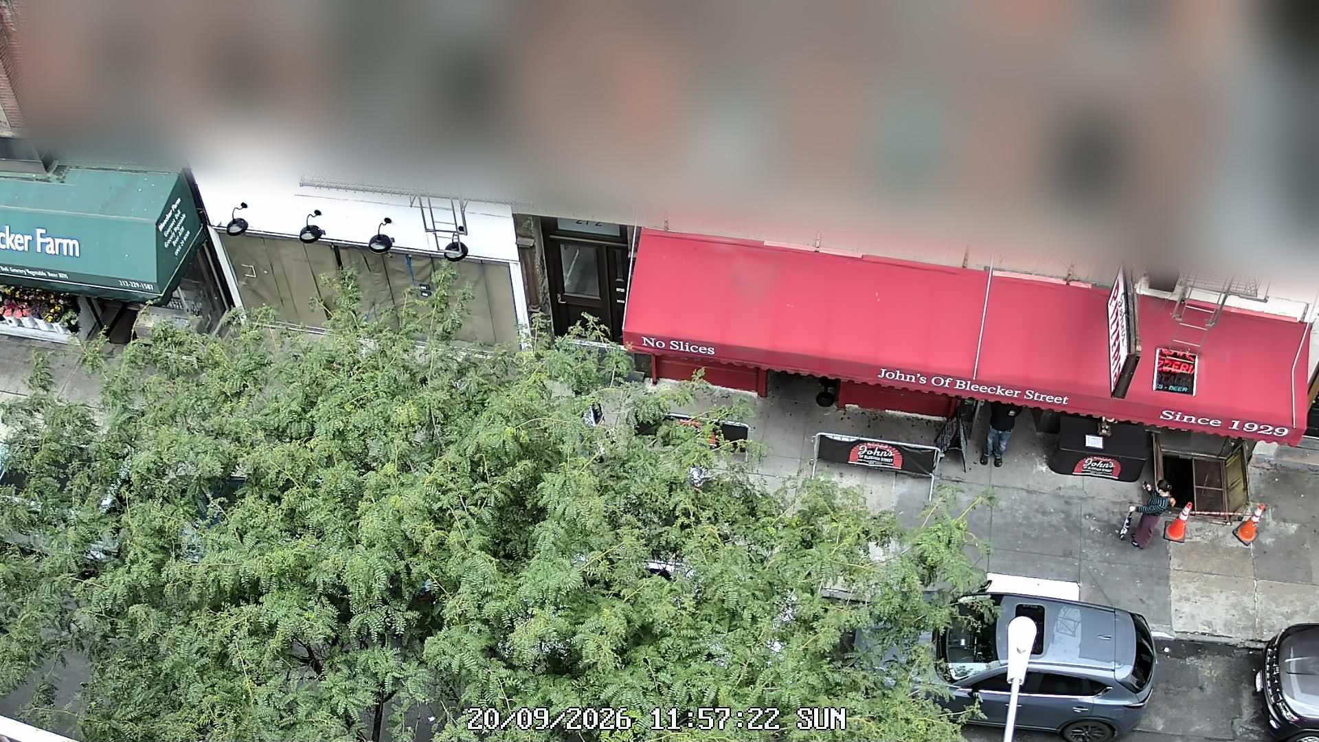 John's of Bleecker Street live line camera