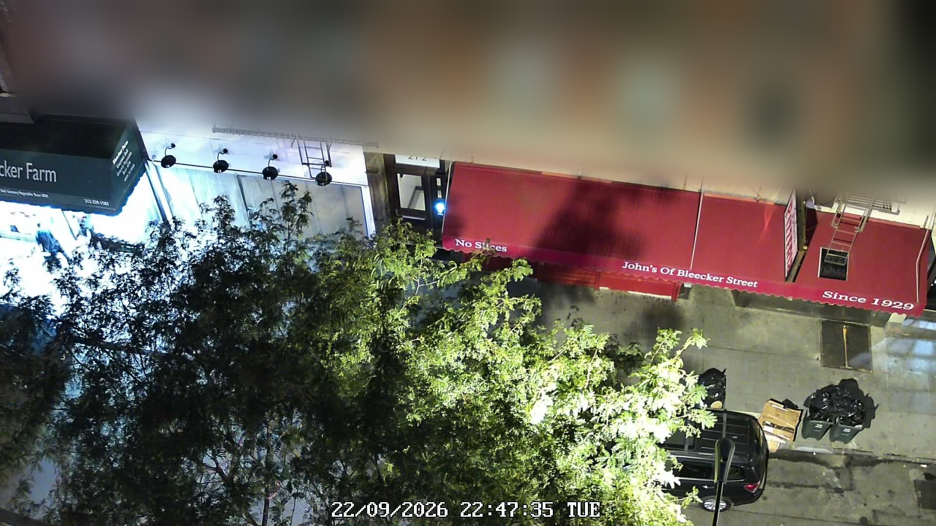 John's of Bleecker Street live line camera