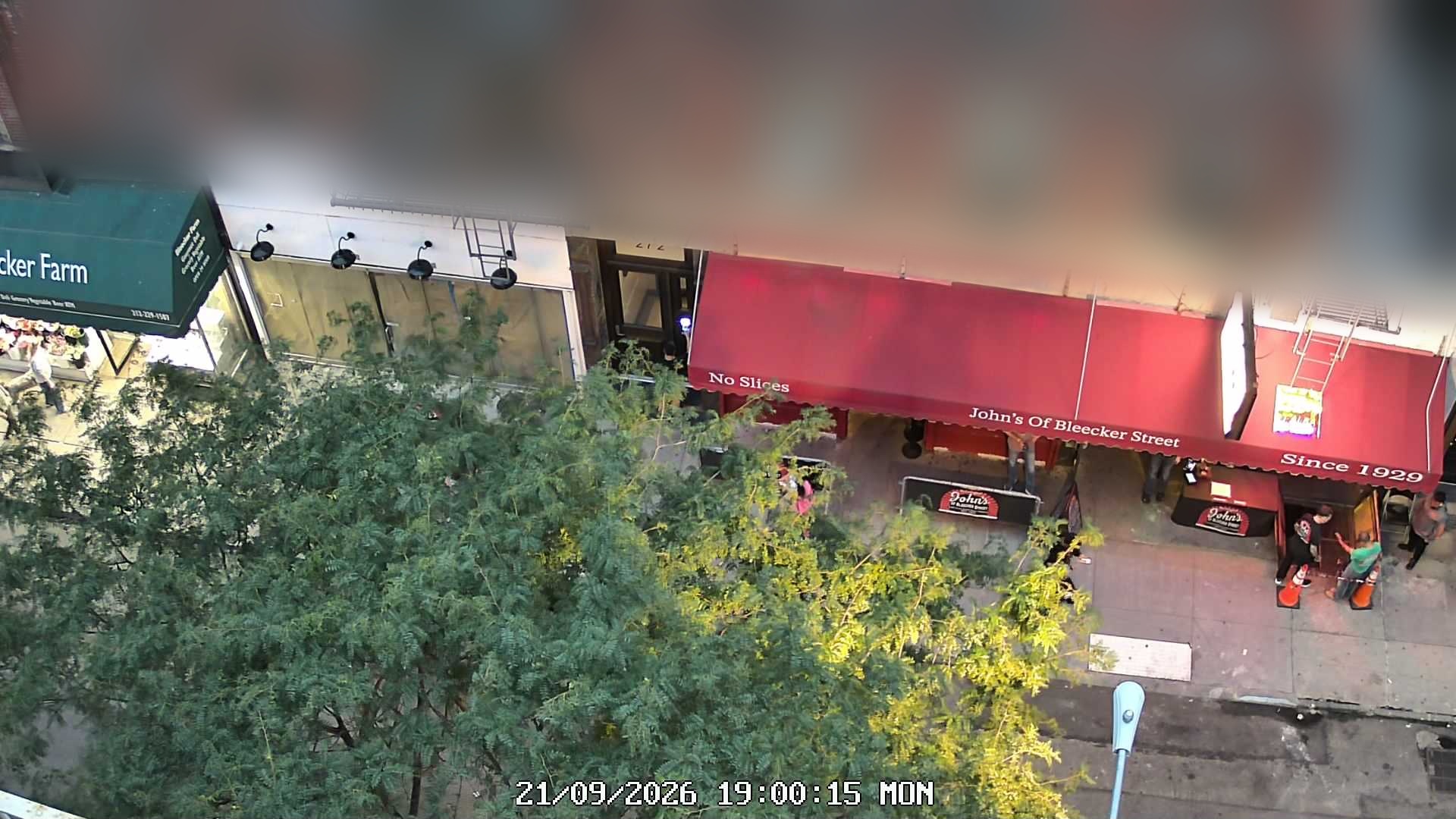 John's of Bleecker Street live line camera