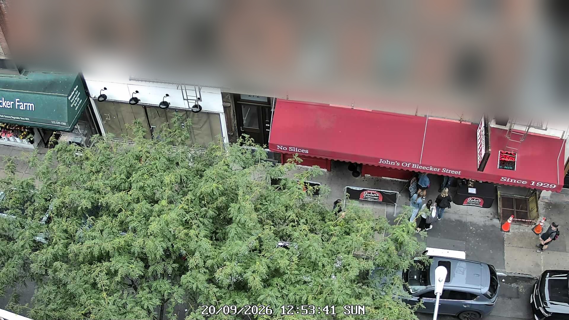John's of Bleecker Street live line camera